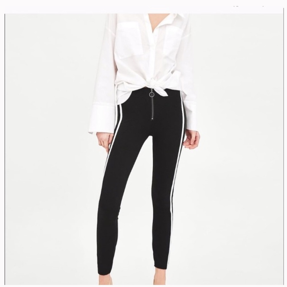Zara Racer Side Stripe Leggings